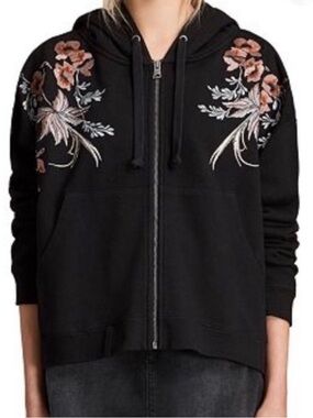 All Saints Margot Embroidered Hoodie